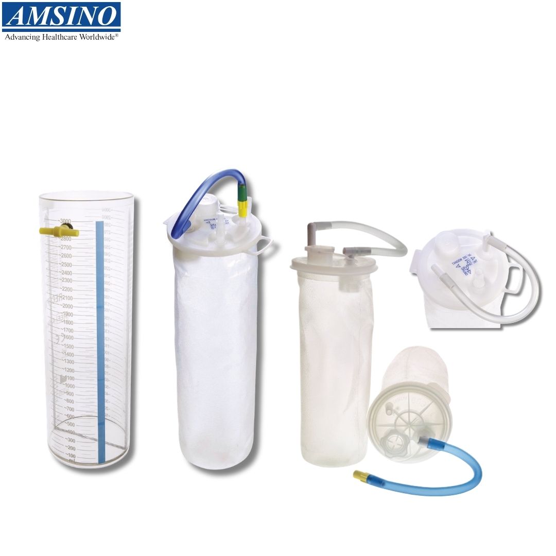Imagen #0 del producto BOLSA DE ASPIRACION (SUCCION) DE SECRECIONES DE 1.5L, 2L, 3L - AMSINO