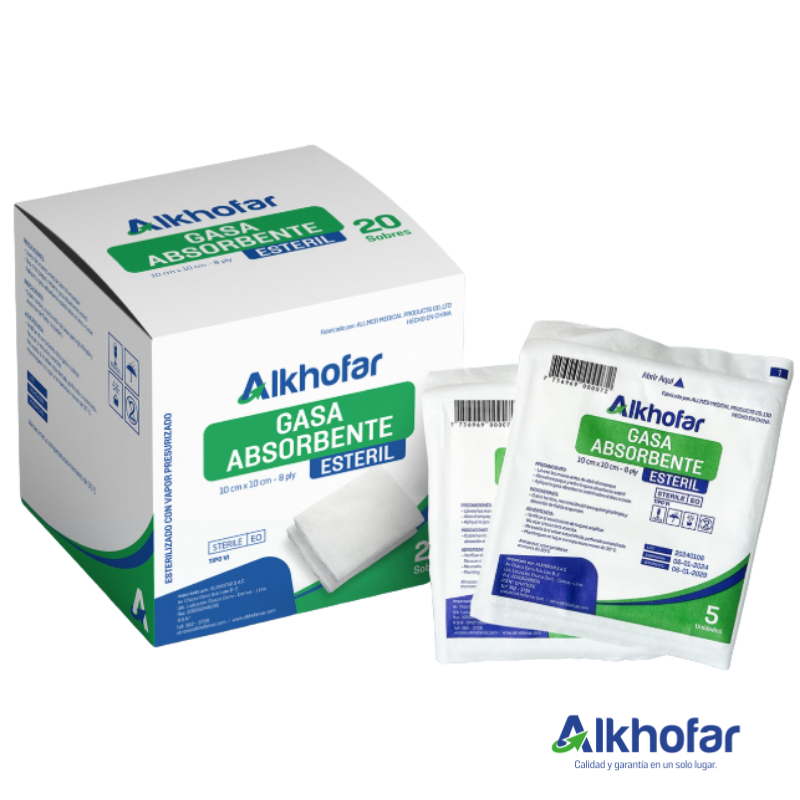 Imagen #0 del producto GASA ABSORVENTE ESTERIL
